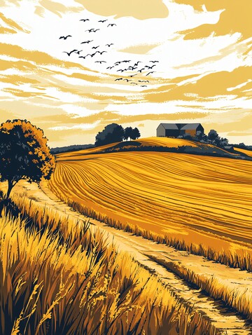 农田风光农田风光农舍1