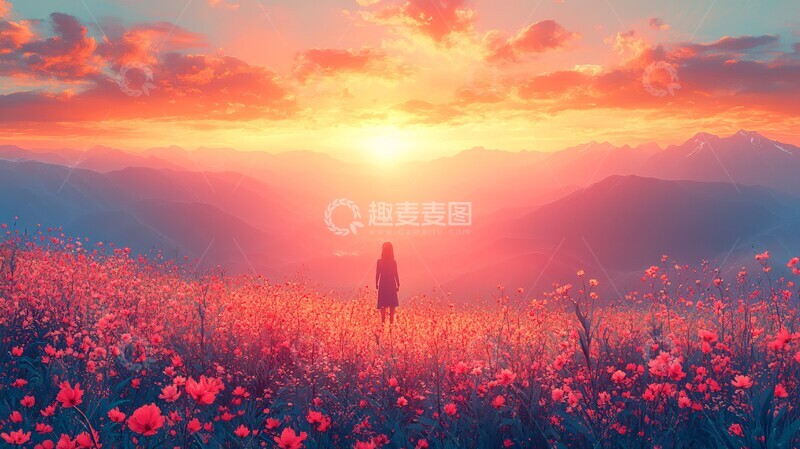 高清大图下载【趣麦麦图】小熊与蝴蝶小熊蝴蝶森林1