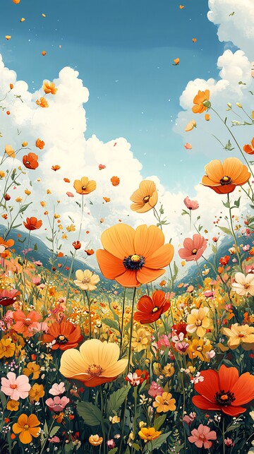 花朵晴空花朵晴空清晰1