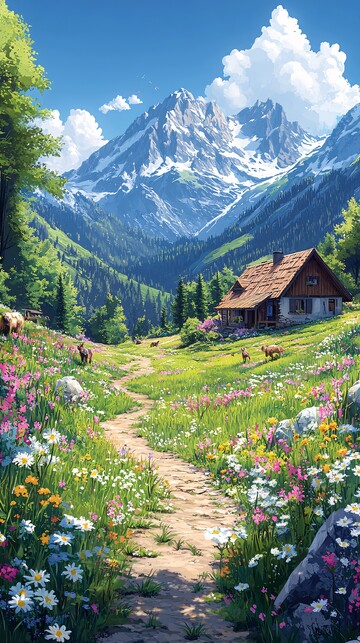 春日山野风景图3