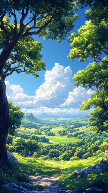 平原树影平原森林叶子3