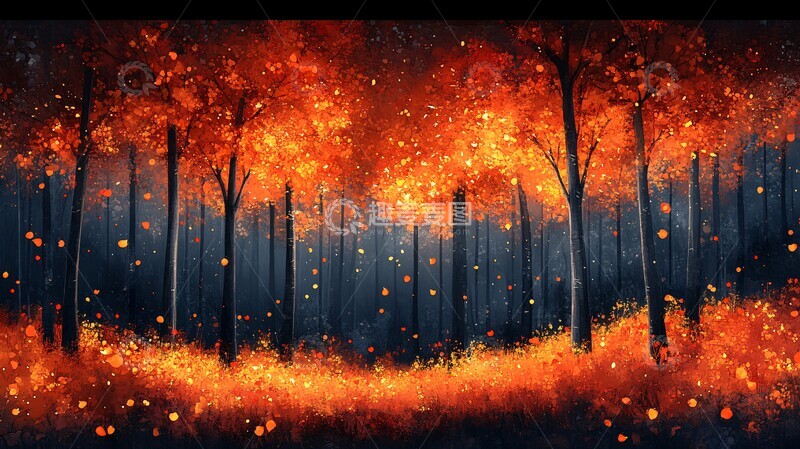 高清大图下载【趣麦麦图】秋日森林奇遇记3