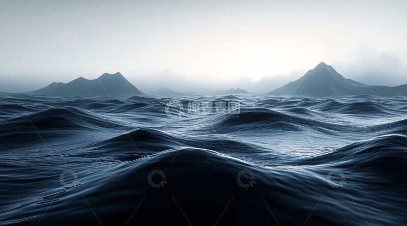 高清大图下载【趣麦麦图】黑白灰景观黑白景观水面3