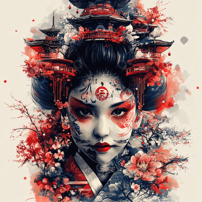 高清大图下载【趣麦麦图】点彩纹身艺术3