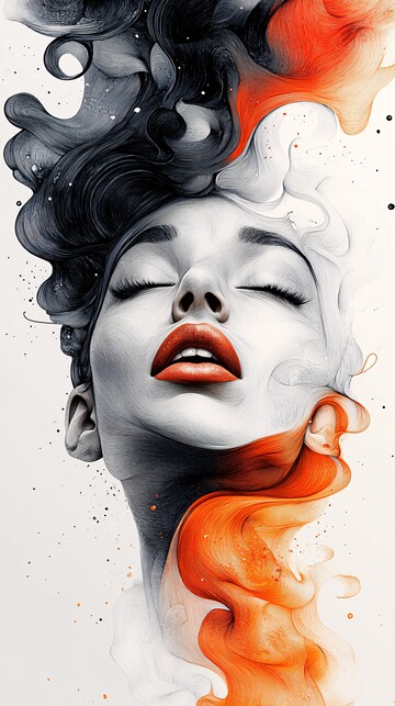 四色侧光奇异图案1