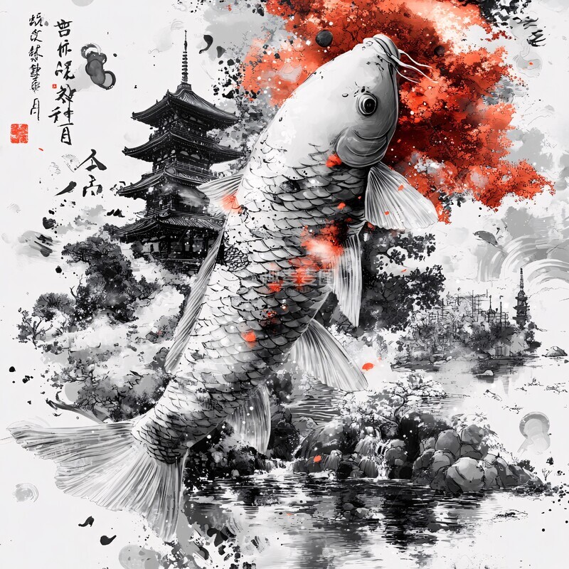 高清大图下载【趣麦麦图】点彩纹身艺术1