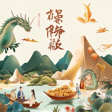 龙舟粽香山水情2