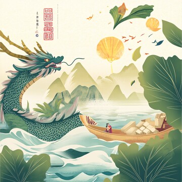 龙舟粽香山水情1