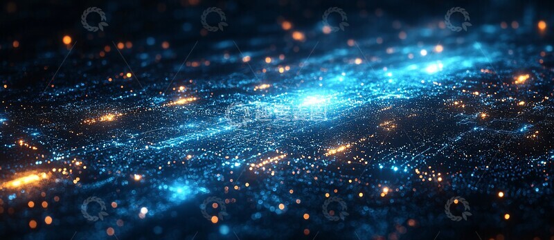蓝色科技背景图4