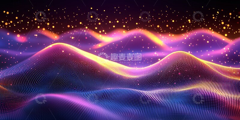 高清大图下载【趣麦麦图】紫色蓝色渐变背景3