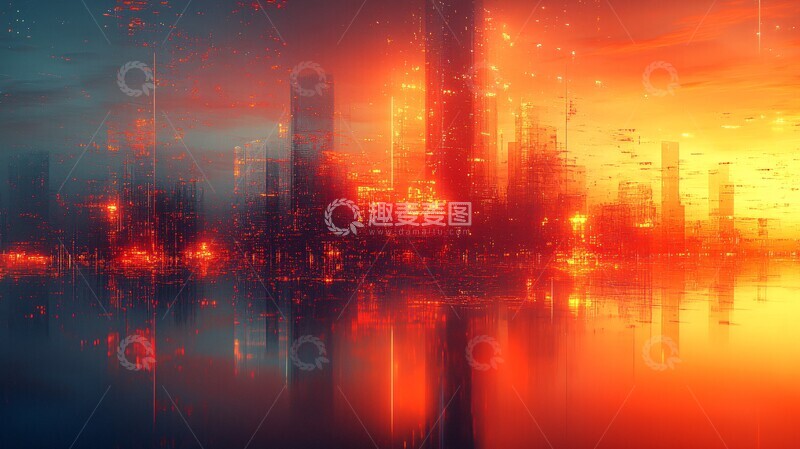 高清大图下载【趣麦麦图】未来科技背景3