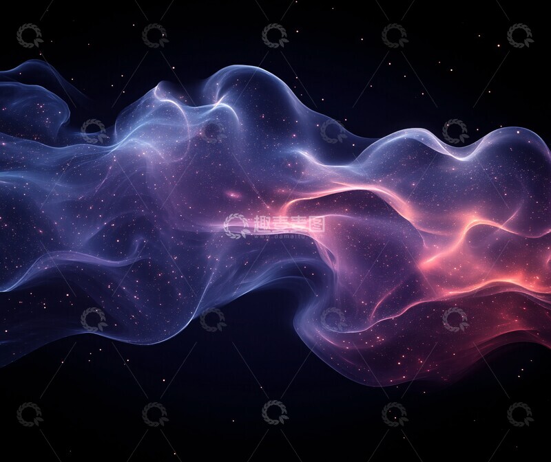 高清大图下载【趣麦麦图】紫色波浪纹紫色波浪黑色3