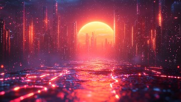 几何光环漂浮空间2