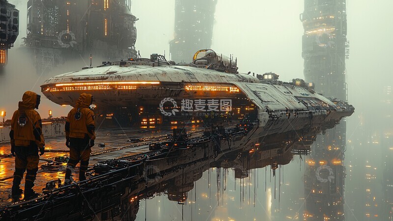 高清大图下载【趣麦麦图】科幻战场装备3