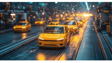 黄色机械臂焊接3