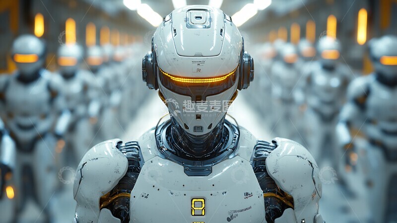 高清大图下载【趣麦麦图】未来生产线未来生产线机器人2