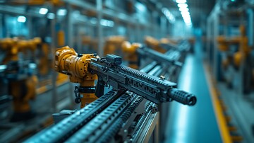 工业机器人组装步枪3