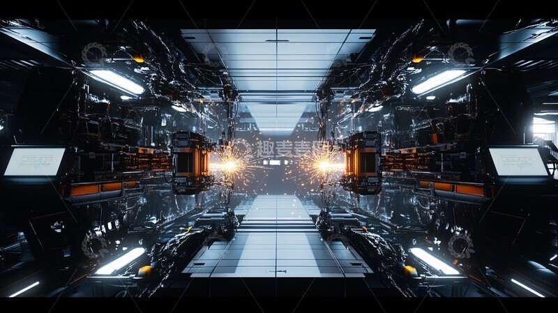 高清大图下载【趣麦麦图】金属网格自动化加工3