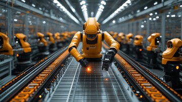 机器人手臂工厂工作1