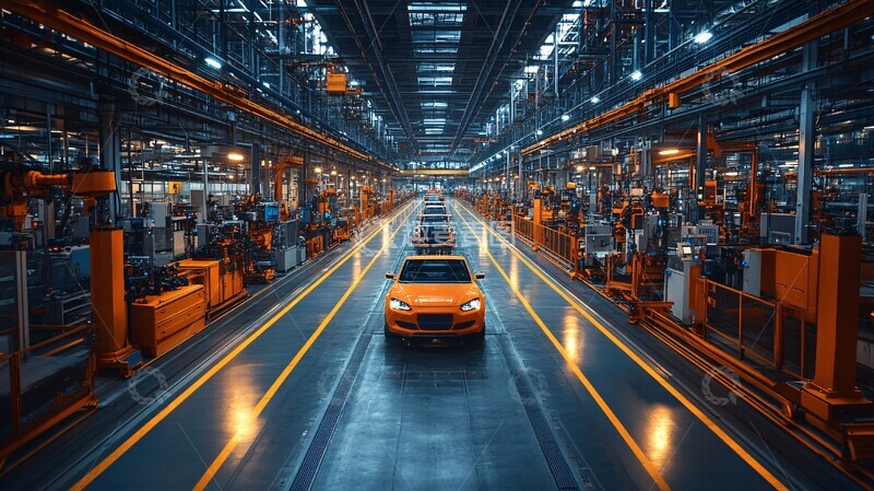 高清大图下载【趣麦麦图】机器人手臂工厂工作3