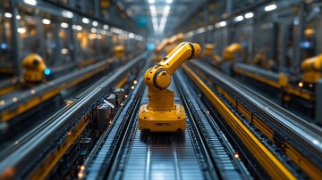 机器人手臂工厂工作2