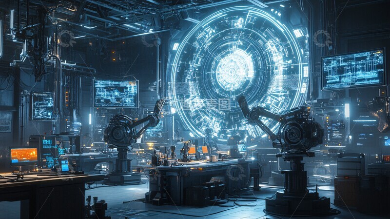 高清大图下载【趣麦麦图】高级工厂渲染1