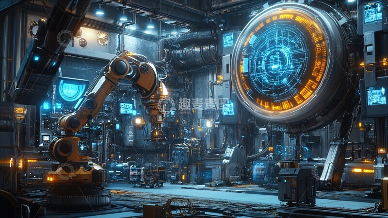 高清大图下载【趣麦麦图】高级工厂渲染2