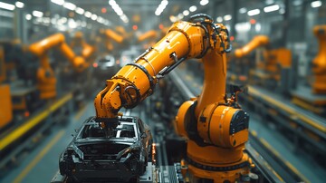 机械臂装配汽车3