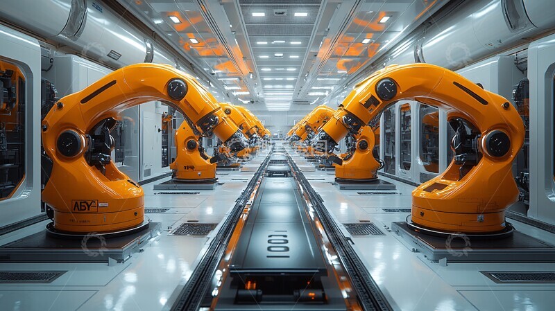 高清大图下载【趣麦麦图】自动化工厂生产线3