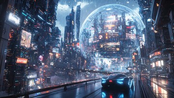 透明穹顶科技城