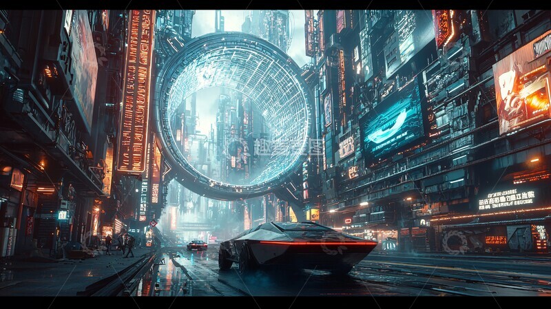 高清大图下载【趣麦麦图】透明穹顶科技城1