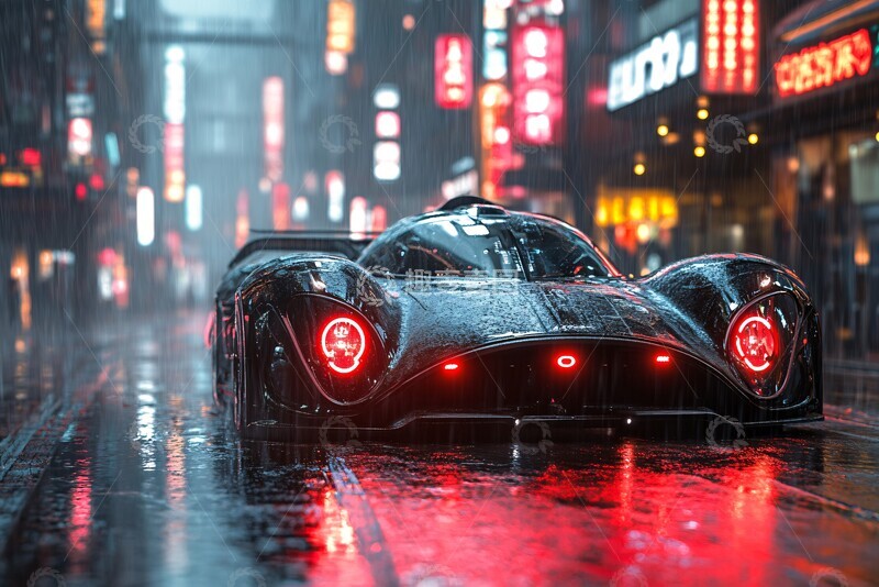 高清大图下载【趣麦麦图】未来超跑夜行记3