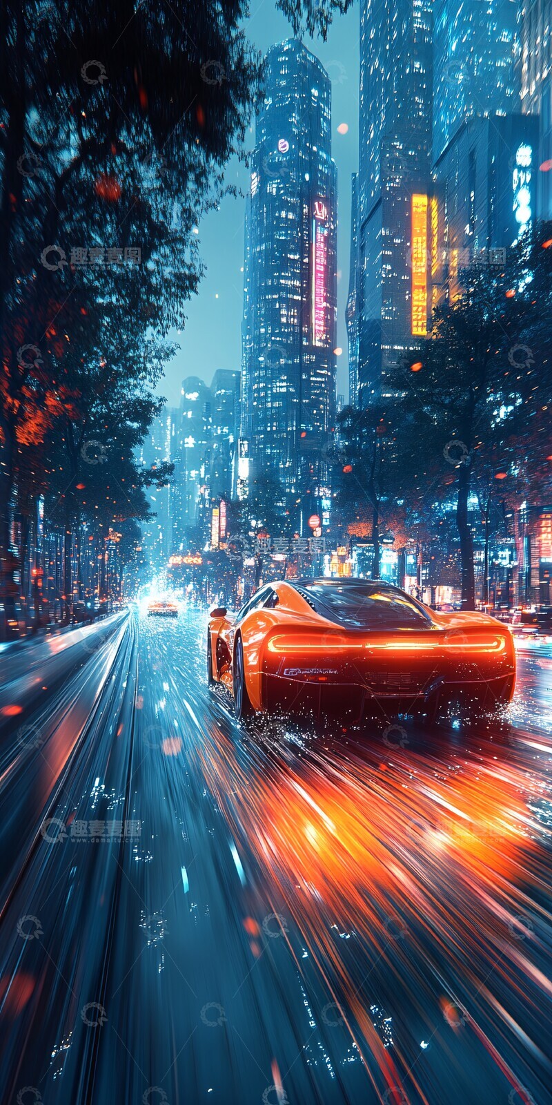 高清大图下载【趣麦麦图】数字车险快速通道3