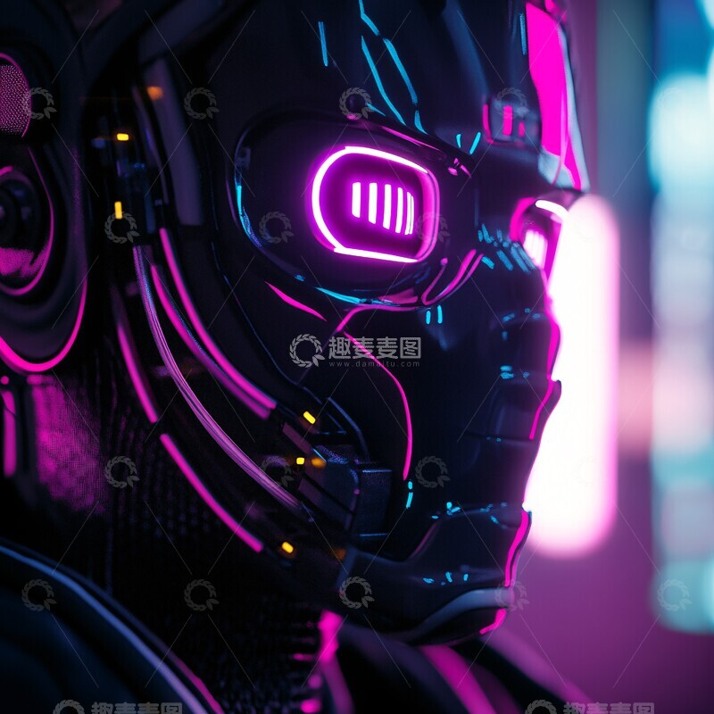 高清大图下载【趣麦麦图】赛博人像赛博人像未来3