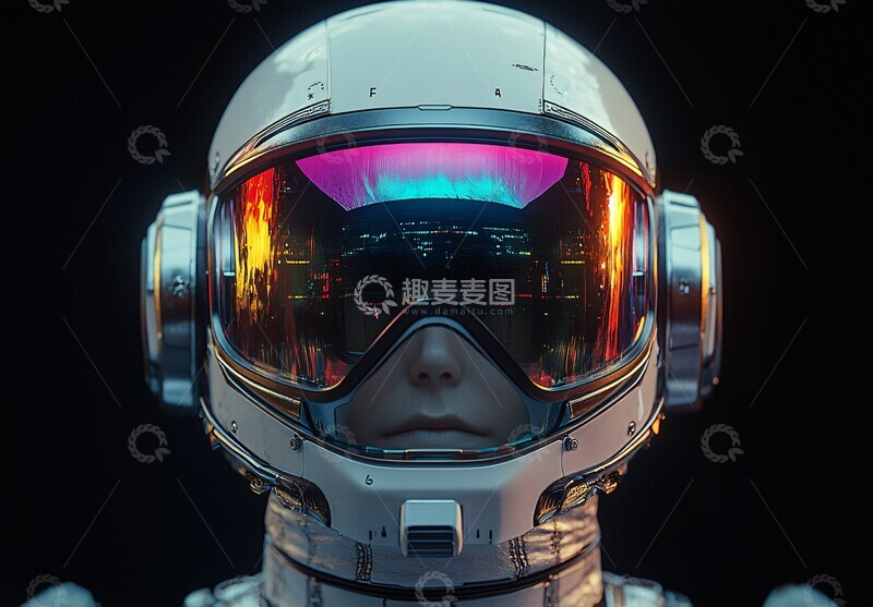 高清大图下载【趣麦麦图】银色机器人采访3