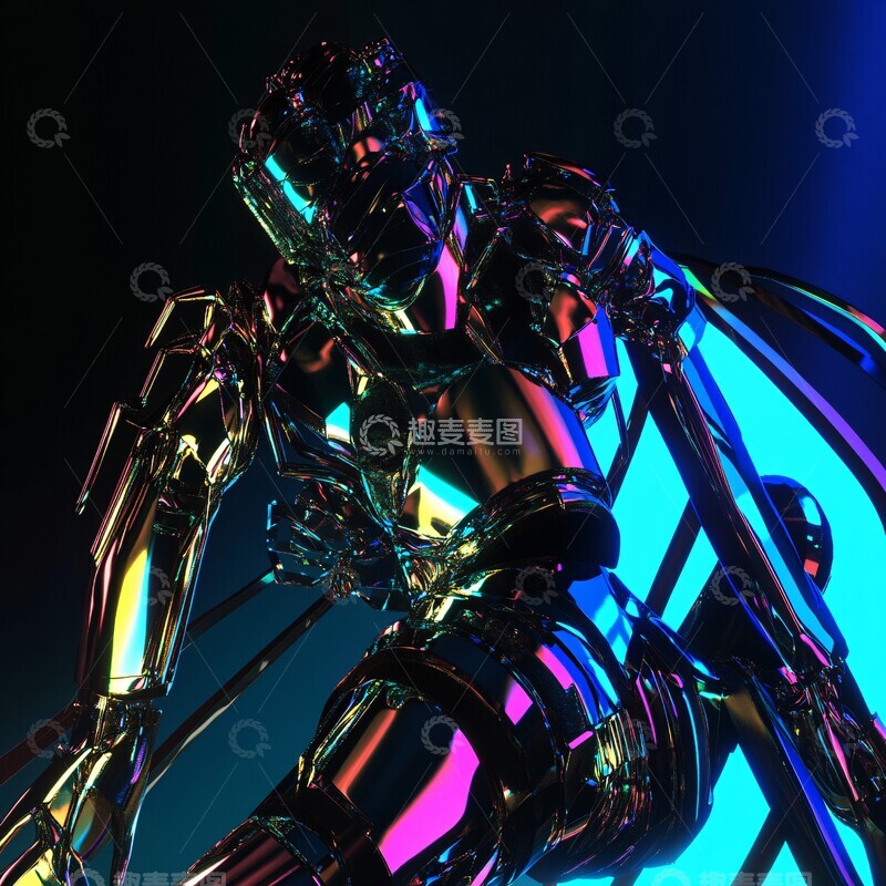 高清大图下载【趣麦麦图】未来舞者未来舞者变形3