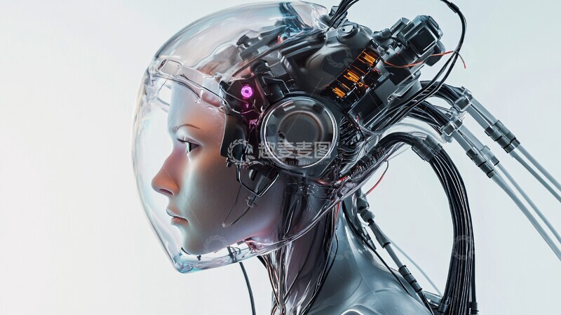 高清大图下载【趣麦麦图】赛博宇航员头盔3