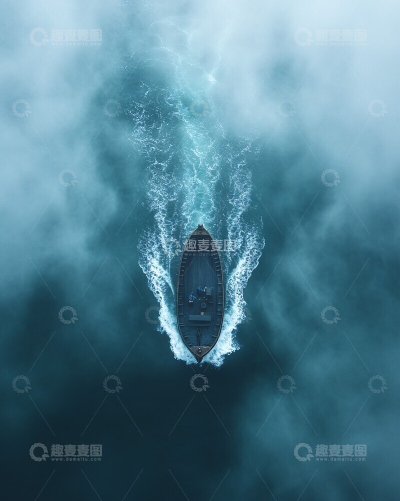 高清大图下载【趣麦麦图】黑沙海雾黑沙摄影空拍3