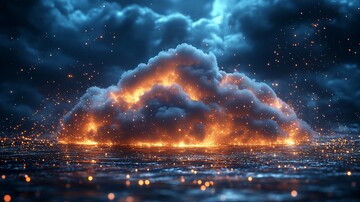 云计算图标计算图标渲染3