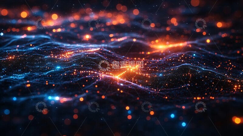 高清大图下载【趣麦麦图】全球网络背景2