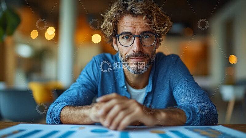 高清大图下载【趣麦麦图】营收分析提升销售1