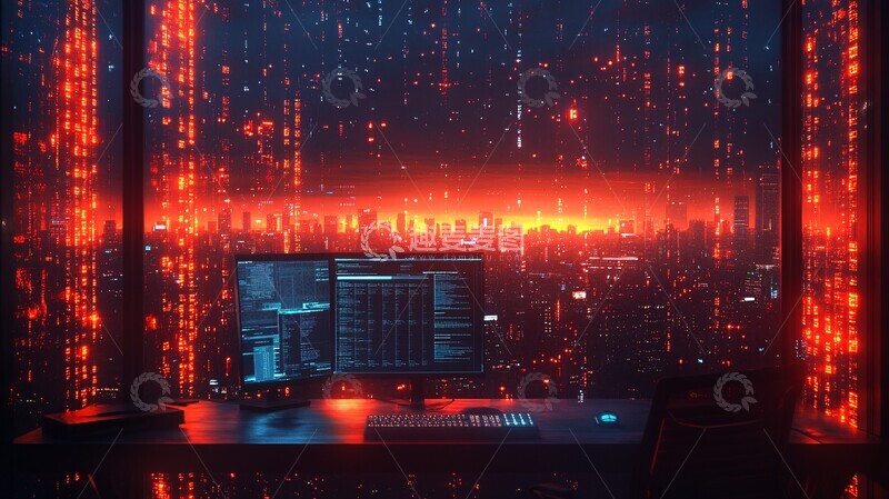 高清大图下载【趣麦麦图】金融科技办公空间3