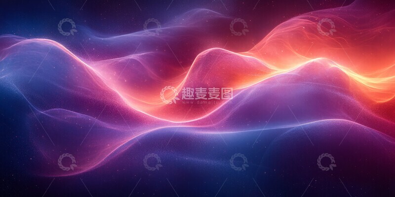 高清大图下载【趣麦麦图】流体光影背景3