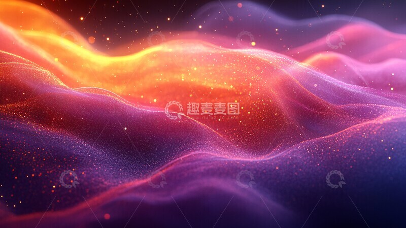 高清大图下载【趣麦麦图】紫色流光盛宴3