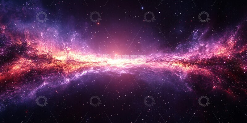 高清大图下载【趣麦麦图】紫色星空背景13