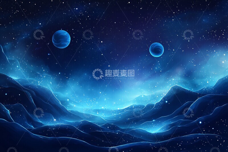 高清大图下载【趣麦麦图】太空糖果行星3