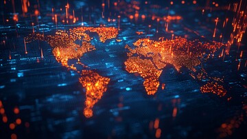 蓝图背景股市图2