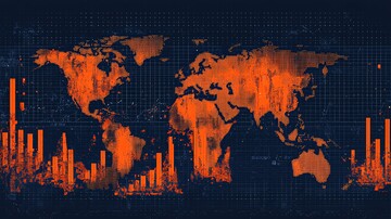 蓝图背景股市图1