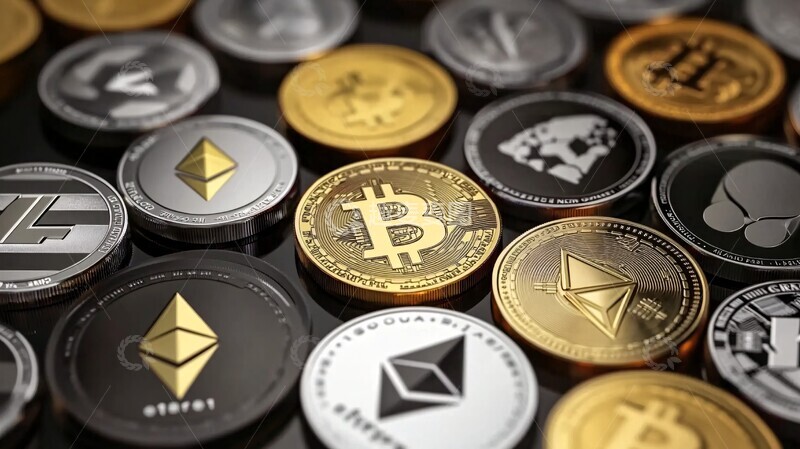 高清大图下载【趣麦麦图】加密交易多层图表3