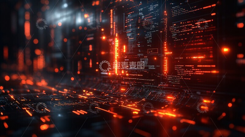 高清大图下载【趣麦麦图】数字基础设施图1